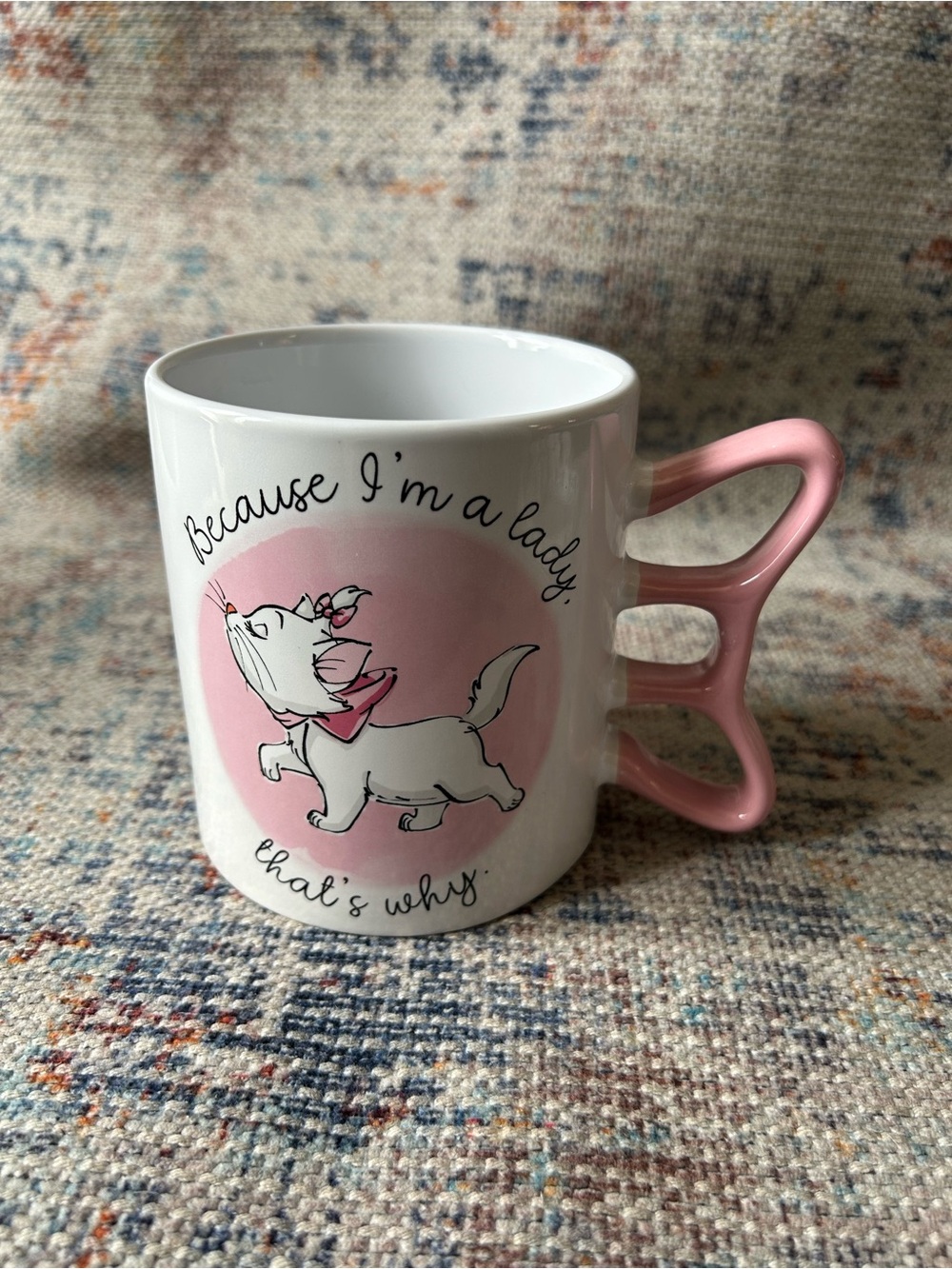 Disney The Aristocats Marie Because I'm a Lady That's Why Sculpted Mug
